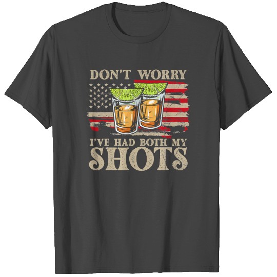 My Shots Funny Two Shots Tequila T Shirts