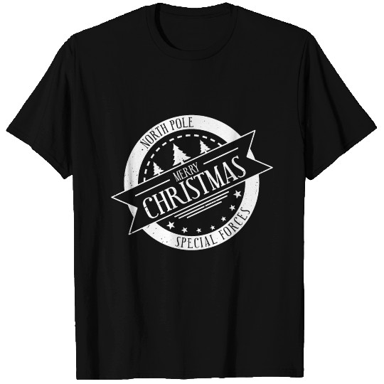North Pole Special Forces - Christmas design T Shirts