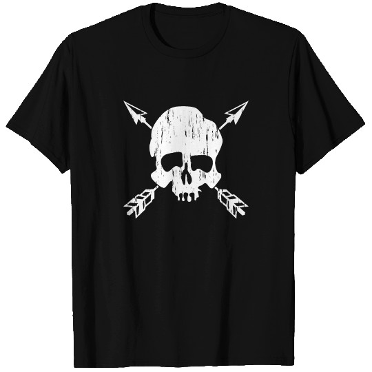 Archery Archery Bow and Arrow Skull T Shirts