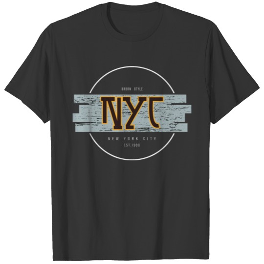 NEW YORK CITY NYC URBAN STYLE DESIGN T-shirt