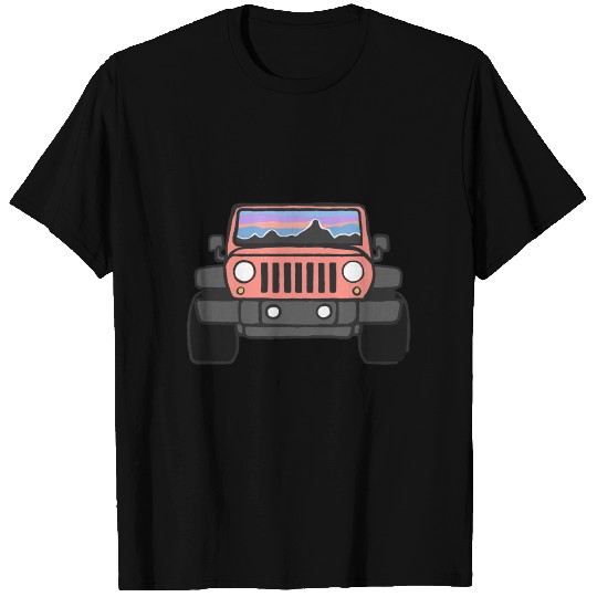pink jeep T Shirts