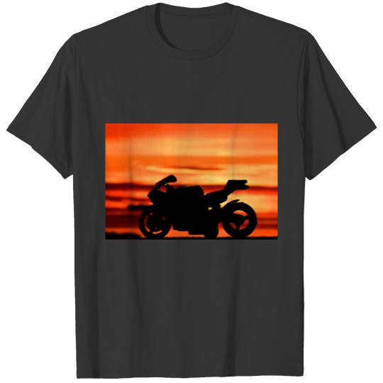 Sport Bike In The Sun Set T Shirts