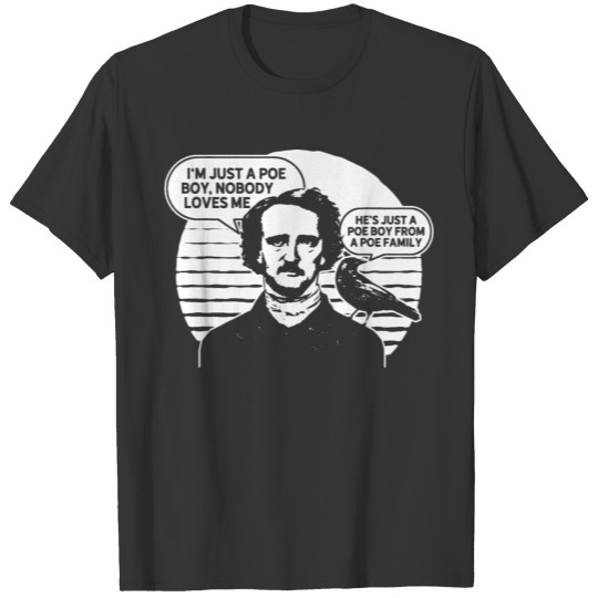 American Gothic Poe Boy author T Shirts