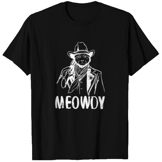 Meowdy Cat T Shirts