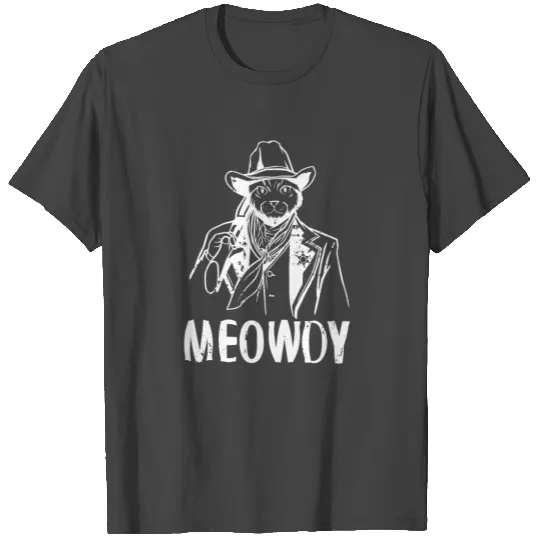 Meowdy Cat T Shirts
