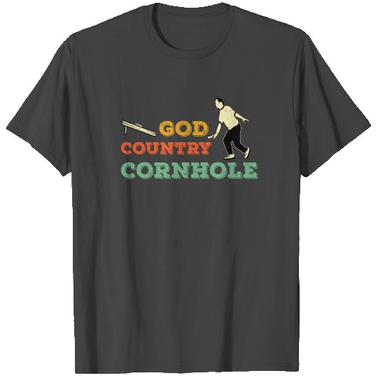 God Country Cornhole T Shirts, Corn Hole T Shirts, Cornh