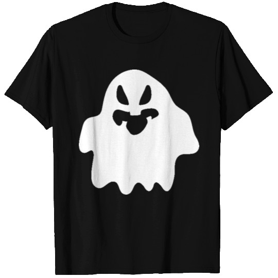 Ghost Scary Casper Halloween Silhouette Graphic T Shirts