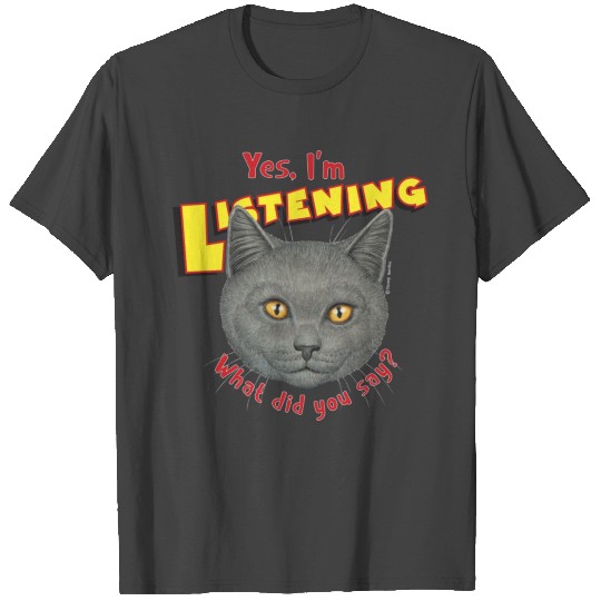 Cat Lover Gifts T ShirtCute Grey Cat Face T Shirts