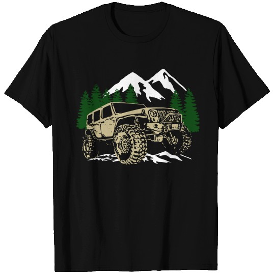 Mountain Jeep 4x4 Offroad T Shirts