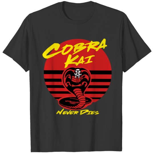 Cobra Kai Never Dies Vintage 80s T Shirts