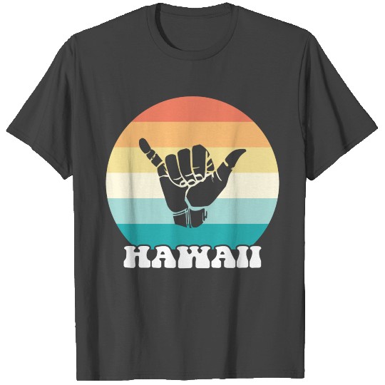 Aloha Shaka Hawaii Hawaiian Hand Sign Hang Loose T Shirts