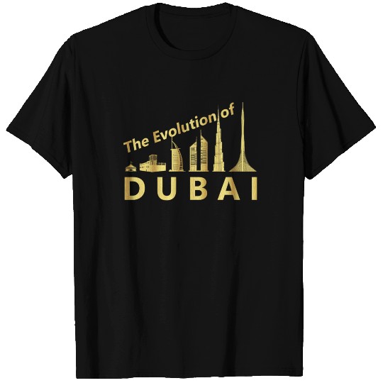 Dubai Evolution T Shirts Gold Beach United Emirates