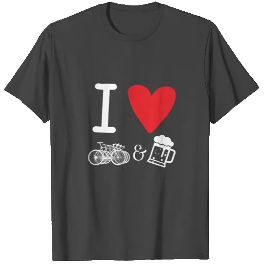 Funny Beer Cycling Apparel Cyclist Biking Gift T Shirts