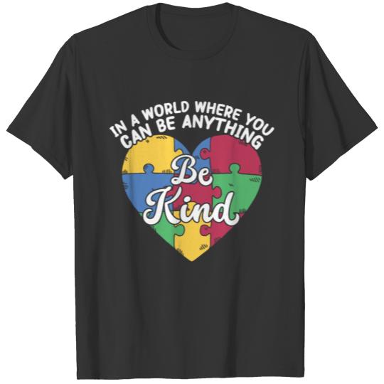Autism Awareness Be Kind T-shirt