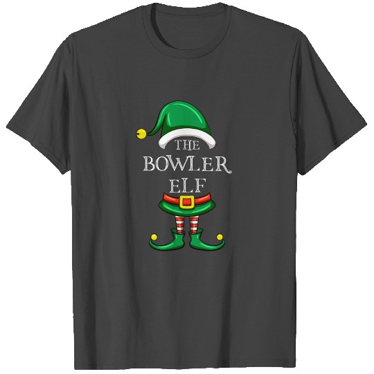 The Bowler Elf Matching Family Christmas Pajama T Shirts