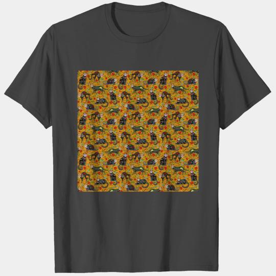 Day Of The Dead Pattern | Dia De Los Muertos Skull T Shirts