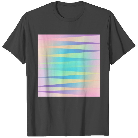 Pastel Rainbow Reciprocal Gradient T Shirts