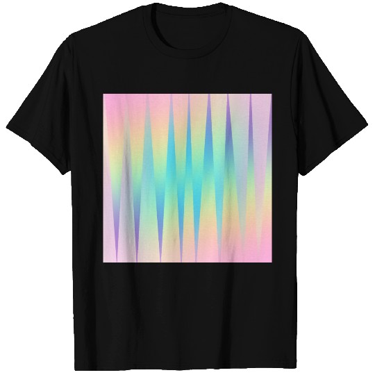 Pastel Rainbow Reciprocal Gradient T Shirts