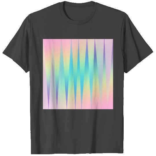 Pastel Rainbow Reciprocal Gradient T Shirts
