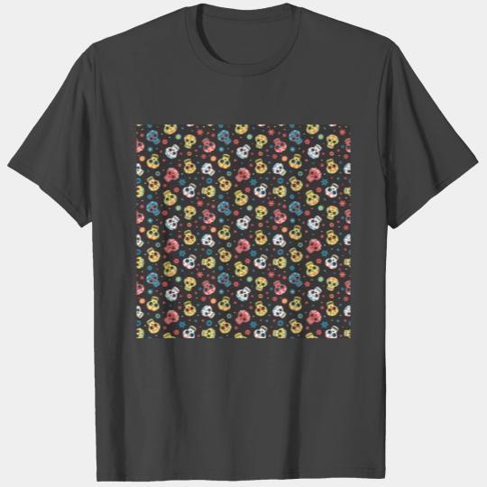 Day Of The Dead Pattern | Dia De Los Muertos Skull T Shirts