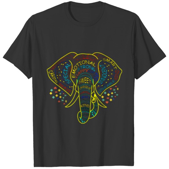 Autism Awareness Elephant T-shirt
