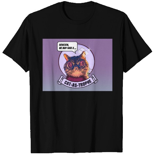 Alien Space Cat - Cat-as-trophe (DDP 4:3 Cartoon) T Shirts