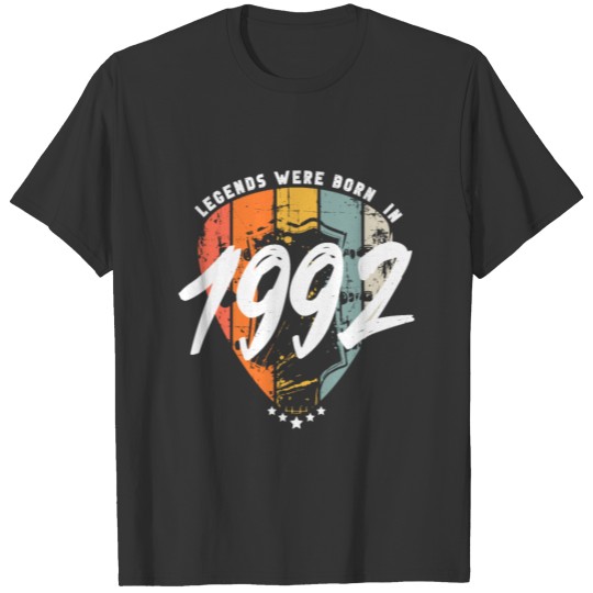 1992 Birthday Guitar Guitarist T Shirts