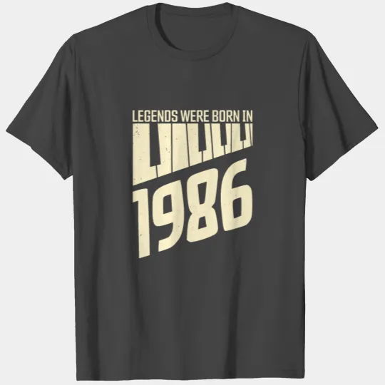 1986 Birthday Vintage Piano Pianist T Shirts