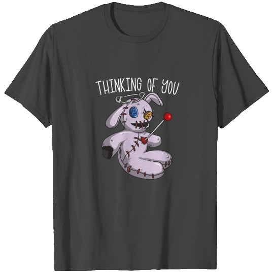 Thinking Of You Pastel Goth Voodoo Doll Horror T Shirts