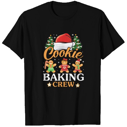 Cookie Baking Crew For Baker Christmas Funny Xmas T Shirts