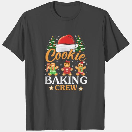 Cookie Baking Crew For Baker Christmas Funny Xmas T Shirts