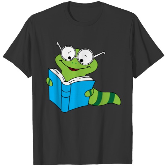 Nerd bookworm book reading bookworm gift T-shirt