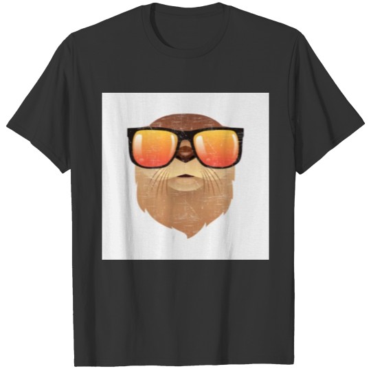 cool otter T-shirt