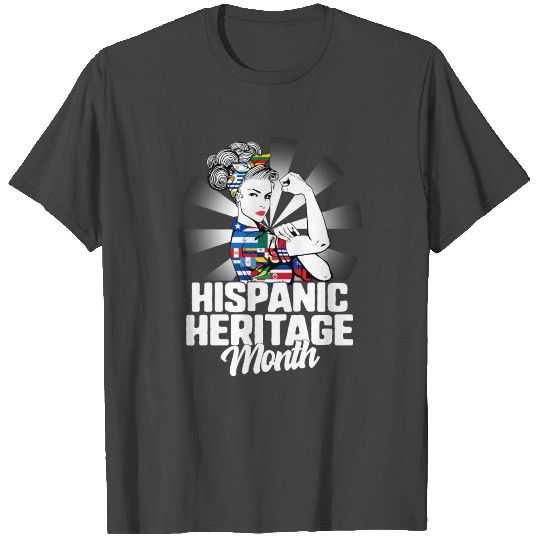 National Hispanic Heritage Month T Shirts, Strong