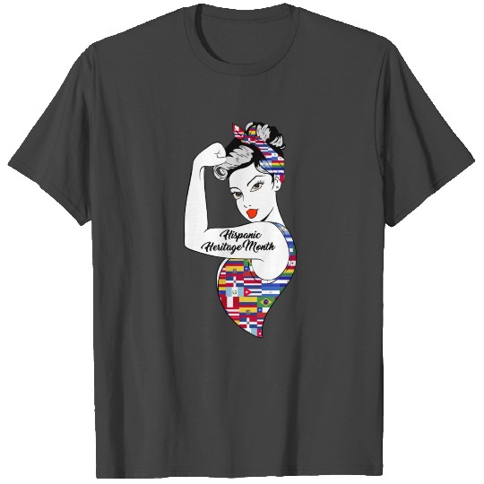 National Hispanic Heritage Month T Shirts, Strong