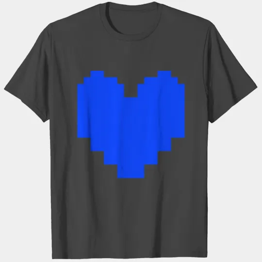 Undertale Blue Heart Pocket T Shirts