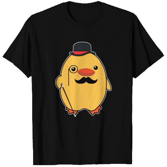 Fancy Duck With a Cane Funny Duck Gift T Shirts
