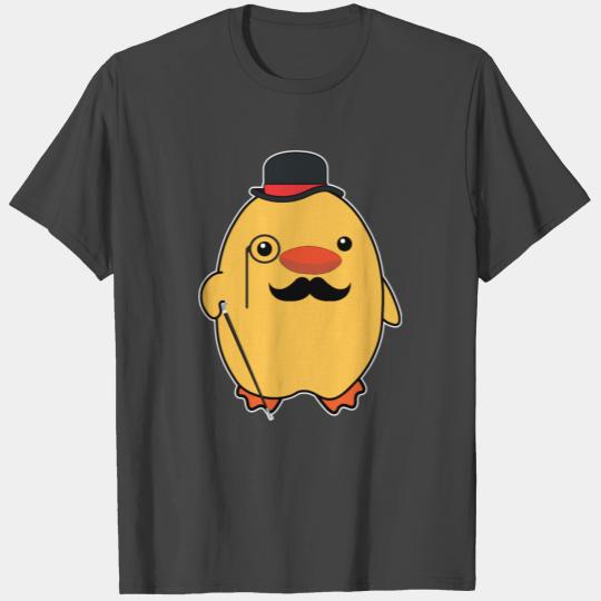 Fancy Duck With a Cane Funny Duck Gift T Shirts