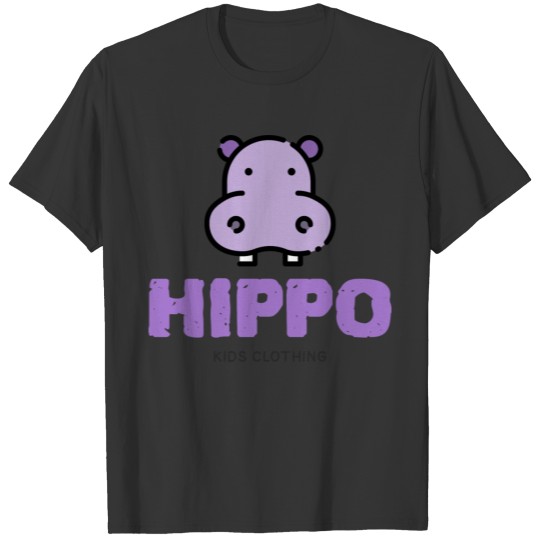 funny baby hippo for kids T Shirts