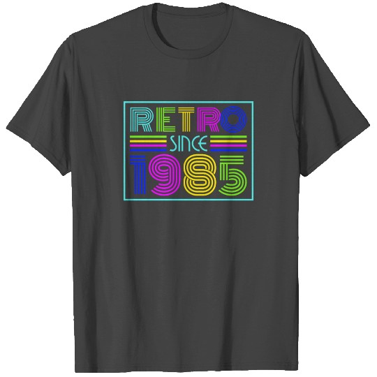 1985 Vintage born in Retro age Birthday gift idea T Shirts