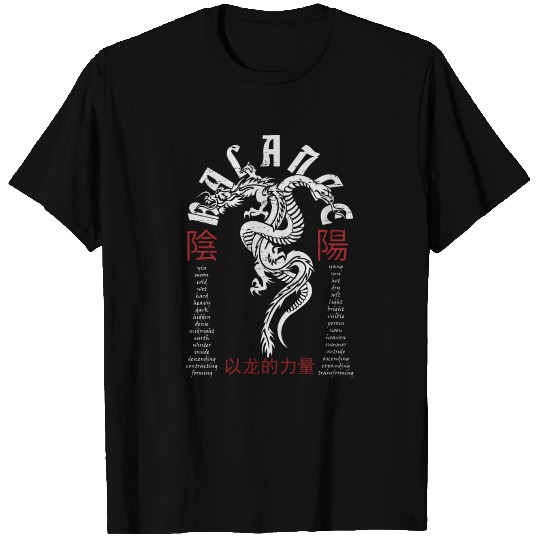 Chinese Dragon and Snake T Shirts
