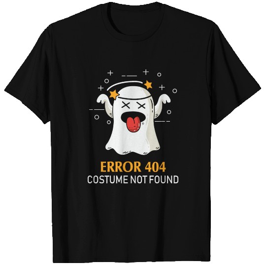 Error 404 Costume Not Found Halloween T Shirts