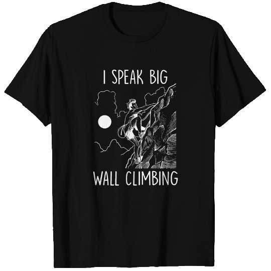 Rock Climbing Climber T Shirts