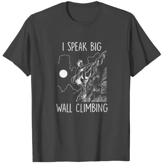 Rock Climbing Climber T Shirts