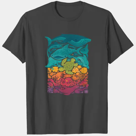 Aquatic Spectrum Premium T Shirts