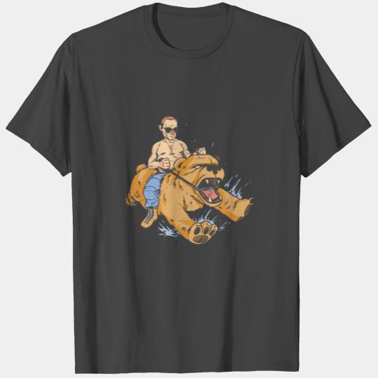 Putin Riding Bear Russia President T Shirts