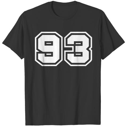 93 Number Symbol T-shirt