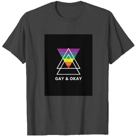 Colorful Triangle LGBT Rights Advocacy and Cause T Shirts