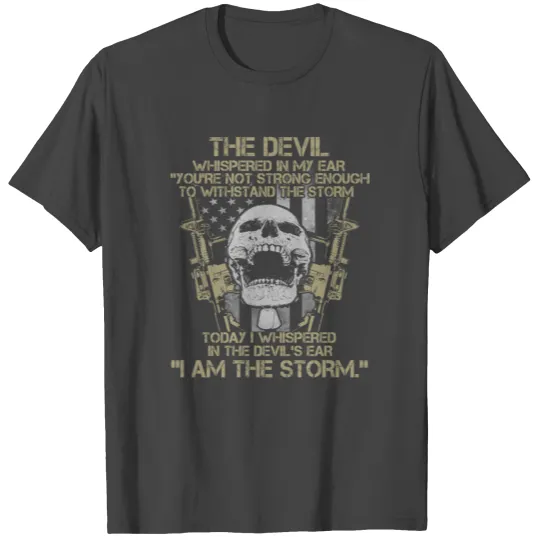 the devil whispered in my ear T Shirts