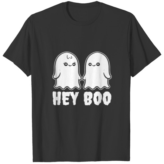 Hey Boo Halloween Ghost T-shirt